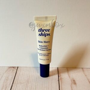 NEW Three Ships Skin Hero Bakuchiol + Calendula Bio-Retinol Serum Trial-size 7ML
